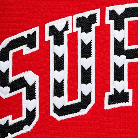 Supreme Hearts Arc Hooded Sweatshirt - Red
