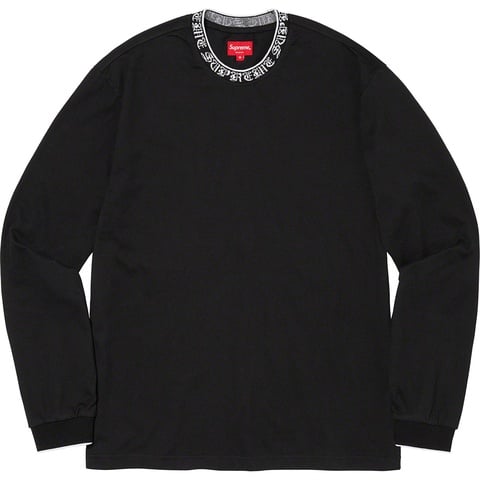 Old English Collar Logo L/S Top - Supreme