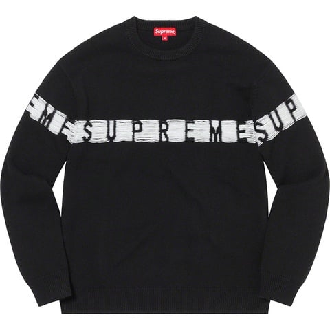 Supreme Inside Out Logo Sweater - Black