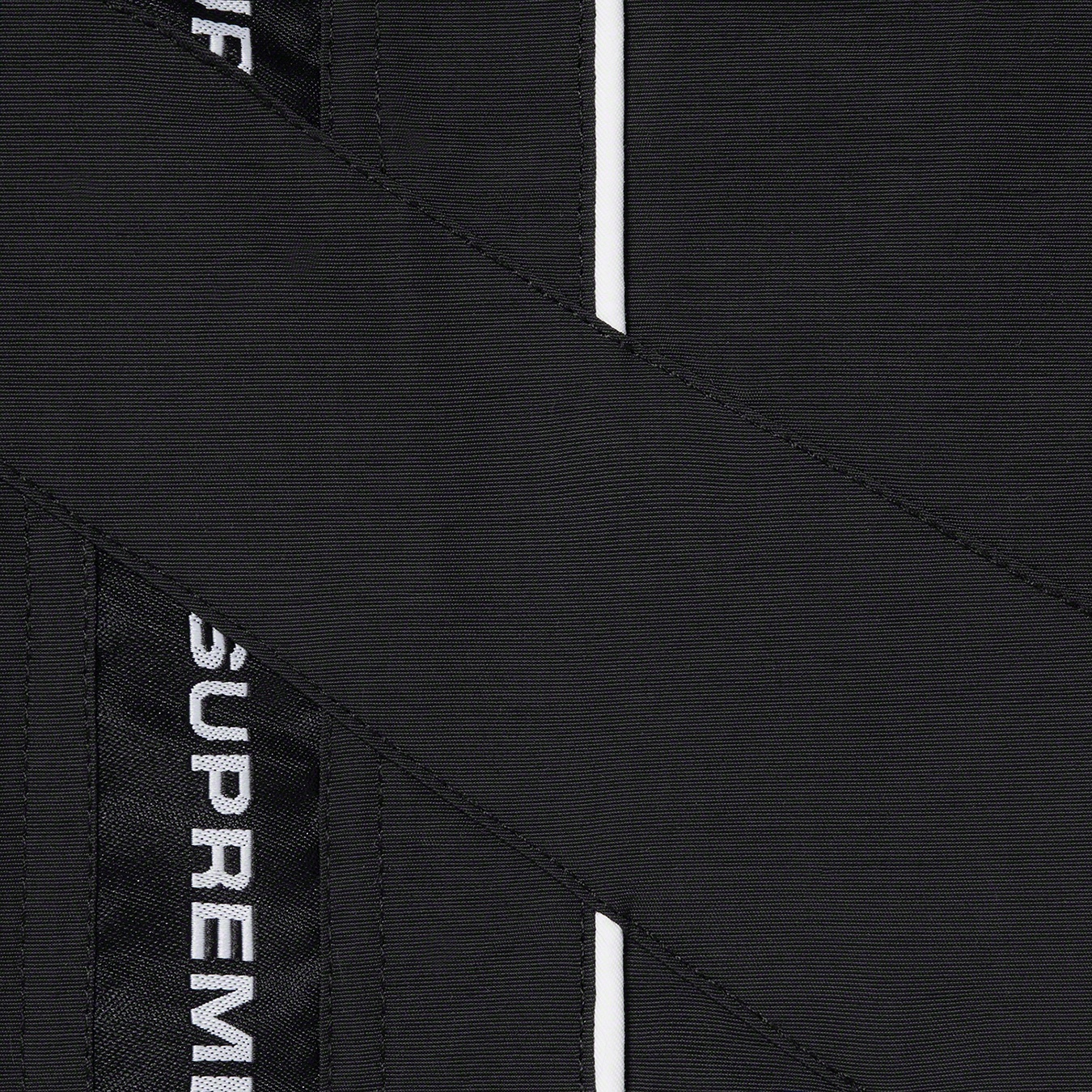 Supreme Cross Paneled Track Pant (SS21) - Black - $138
