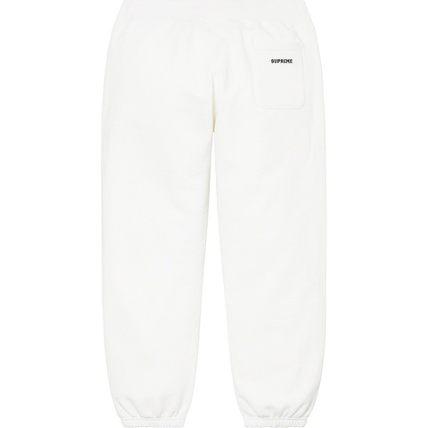 Supreme Swarovski® S Logo Sweatpant - White