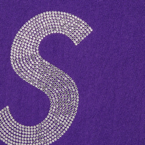 Supreme Swarovski® S Logo Hooded Sweatshirt - Purple