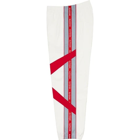 Supreme Cross Paneled Track Pant - White