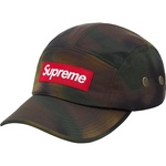 Supreme Washed Satin Camo Camp Cap (SS21) - Woodland Camo
