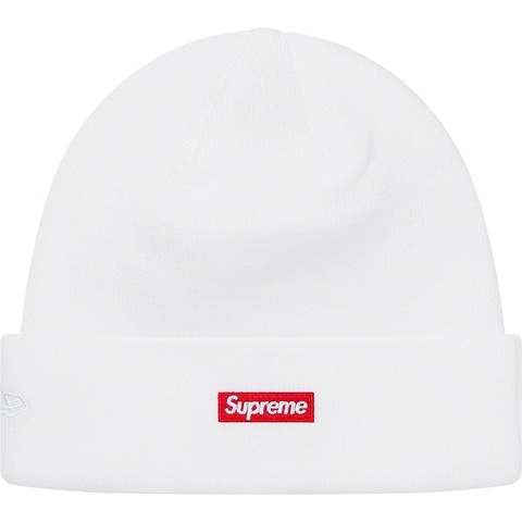 Supreme New Era® Swarovski® S Logo Beanie - White