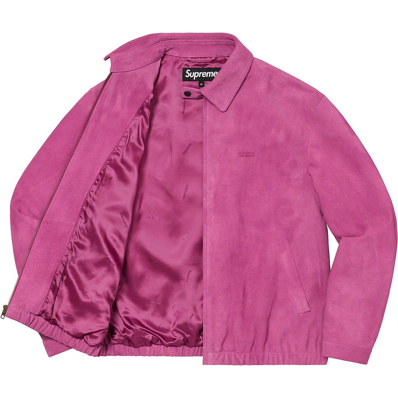 T*様 SUPREME SUEDE HARRINGTON JACKET Supreme Suede Harrington Jacket (SS21) - $498
