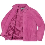 Supreme Suede Harrington Jacket (SS21) - Dusty Pink