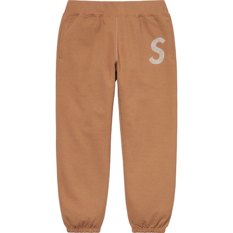 Supreme Swarovski® S Logo Sweatpant - Brown
