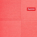 Supreme Tonal Checkerboard Small Box Sweater (SS21) - Coral