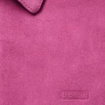 Supreme Suede Harrington Jacket (SS21) - Dusty Pink