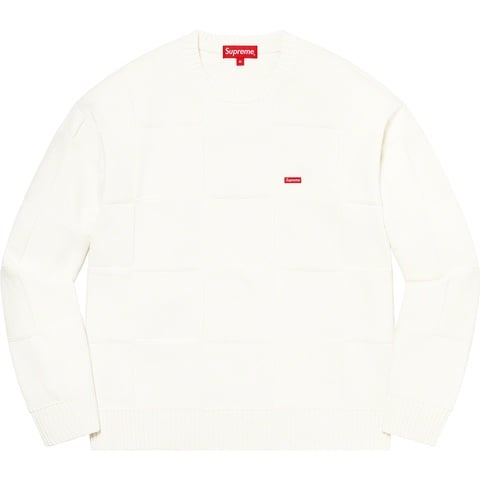 トップス Tonal Checkerboard Small Box Sweater Tonal Checkerboard Small Box Sweater - Supreme