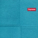 Supreme Tonal Checkerboard Small Box Sweater (SS21) - Teal
