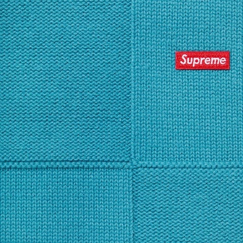 Tonal Checkerboard Small Box Sweater - Supreme