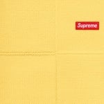 Supreme Tonal Checkerboard Small Box Sweater (SS21) - Yellow