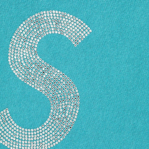 Supreme Swarovski® S Logo Hooded Sweatshirt - Light Aqua