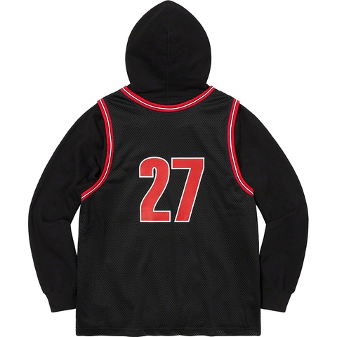 トップス Supreme Basketball Jersey Hooded Basketball Jersey Hooded Sweatshirt - Supreme