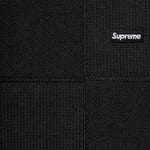 Supreme Tonal Checkerboard Small Box Sweater (SS21) - Black