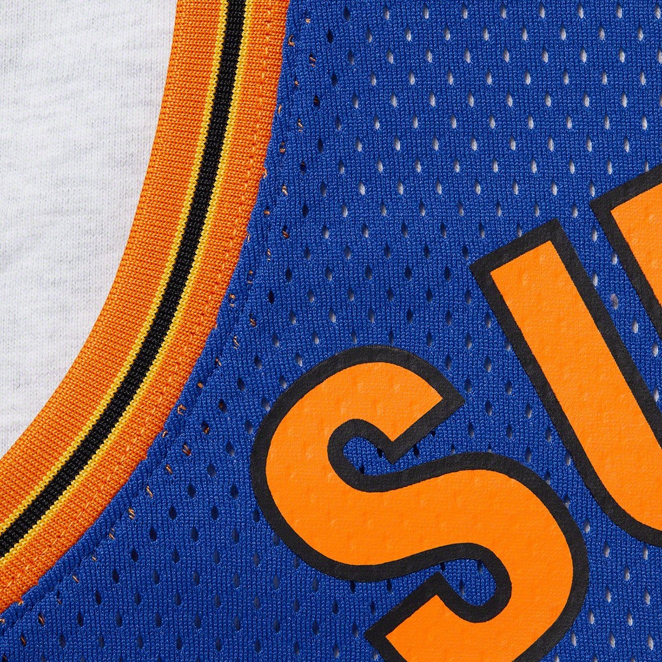 Supreme Basketball Jersey Hooded Sweatshirt (SS21) - Ash Grey - $158