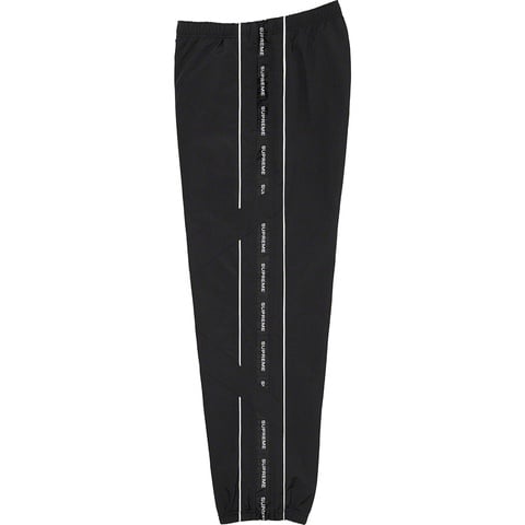 Supreme Cross Paneled Track Pant - Black