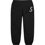 Supreme Swarovski S Logo Sweatpant (SS21) - Black