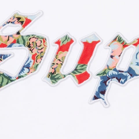 Supreme Floral Appliqué S/S Top - White