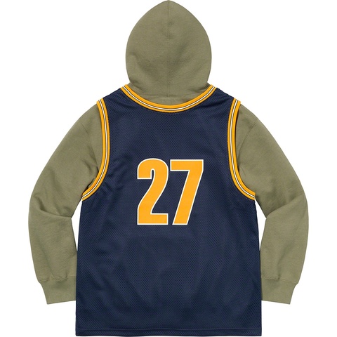 Basketball Jersey Hooded Sweatshirt - Supreme
