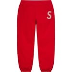 Supreme Swarovski S Logo Sweatpant (SS21) - Red