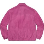 Supreme Suede Harrington Jacket (SS21) - Dusty Pink