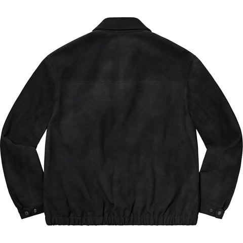 Supreme Suede Harrington Jacket - Black