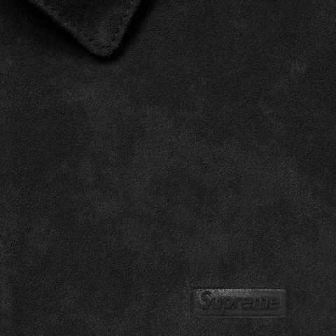Supreme Suede Harrington Jacket - Black