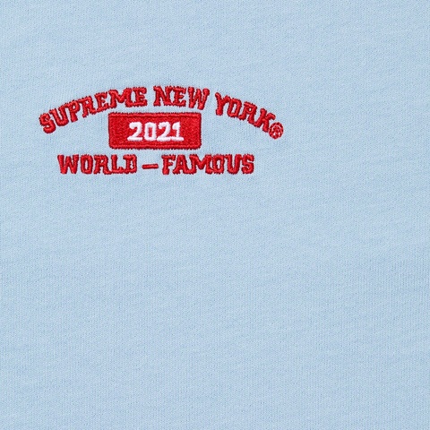 Supreme World Famous S/S Top - Light Slate