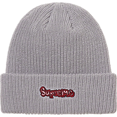 Supreme Gonz Logo Beanie - Grey