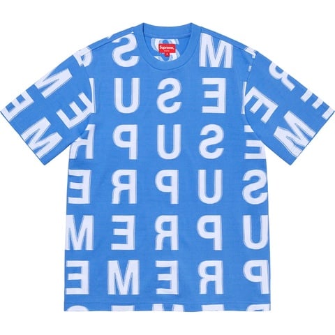 Supreme Intarsia S/S Top - Bright Blue