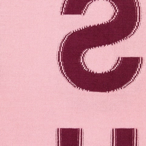 Supreme Intarsia S/S Top - Pink
