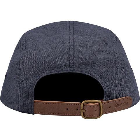 Supreme Linen Camp Cap - Navy