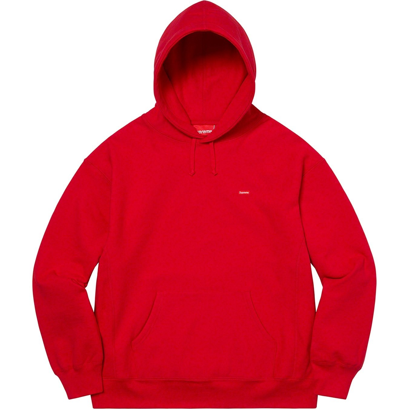 Supreme Small Box Hooded Sweatshirt (SS21) - Red - $148