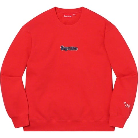 Supreme Gonz Logo Crewneck - Burnt Red