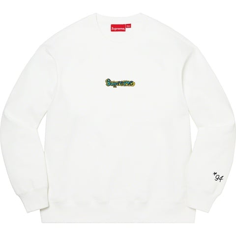 Supreme Gonz Logo Crewneck - White