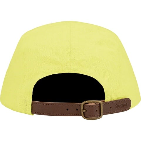 Supreme Linen Camp Cap - Lime