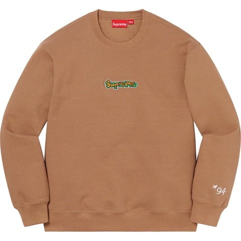 Supreme Gonz Logo Crewneck - Brown