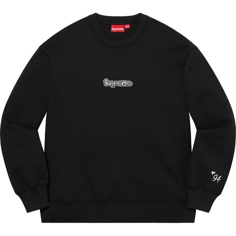 Supreme Gonz Logo Crewneck - Black