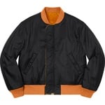 Supreme Clayton Patterson Supreme Skulls Embroidered Velvet MA-1 (SS21) - Gold