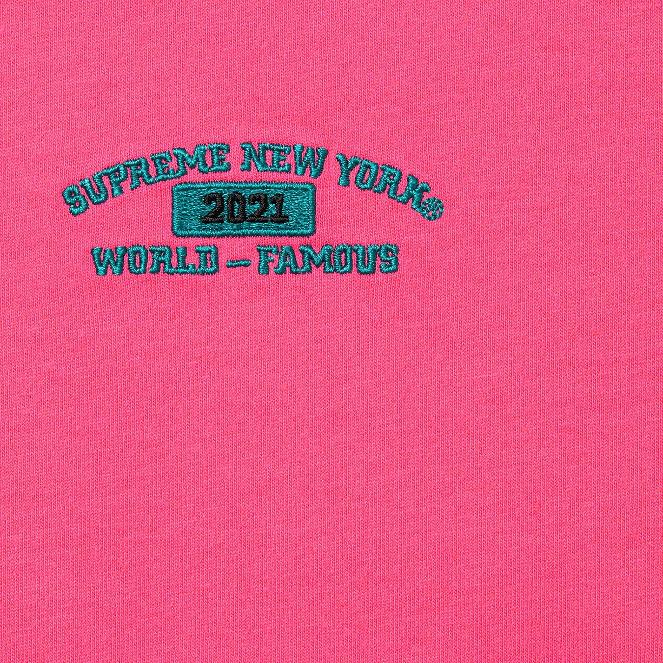 Supreme World Famous S S Top (SS21) - Bright Pink - $58