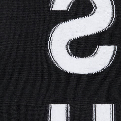 Supreme Intarsia S/S Top - Black
