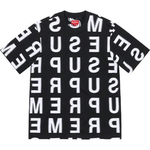 Supreme Intarsia S/S Top - Black