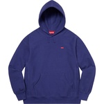 Supreme Small Box Hooded Sweatshirt (SS21) - Washed Navy