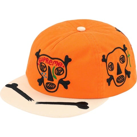 Supreme Clayton Patterson/Supreme Skulls 5-Panel - Orange