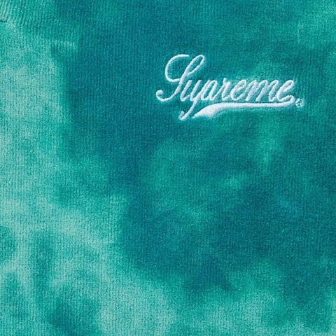 Bleached Velour L/S Polo - spring/summer 2021 - Supreme