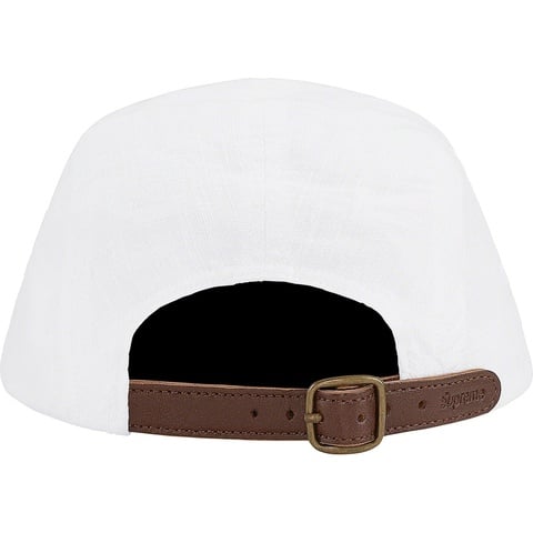 Supreme Linen Camp Cap - White