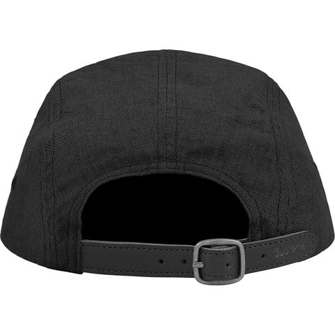 Supreme Linen Camp Cap - Black
